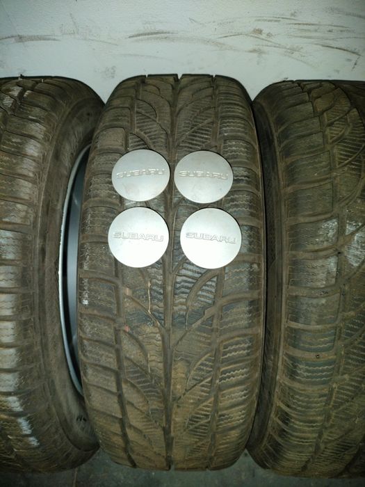Komplet kół zimowych, alu 16" Enkei z Subaru Legacy