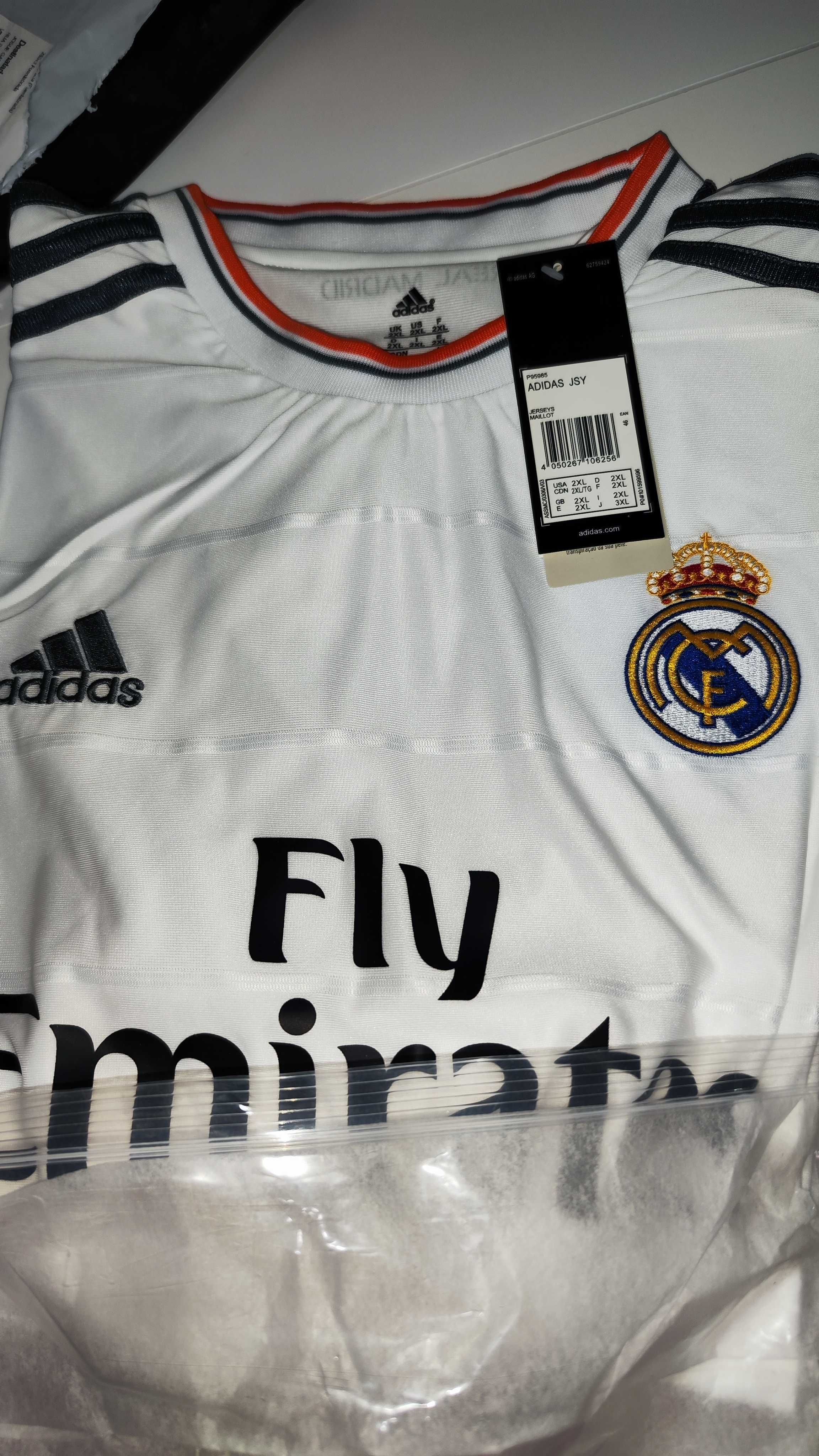 Camisola Real Madrid versão 2013/2014 tam XL