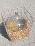 gąsior balon na wino  duży  dymion z koszem