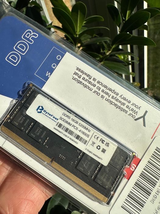 DDR5 RAM 16GB 5200MHz PC5-41600 CL42 1.1V
