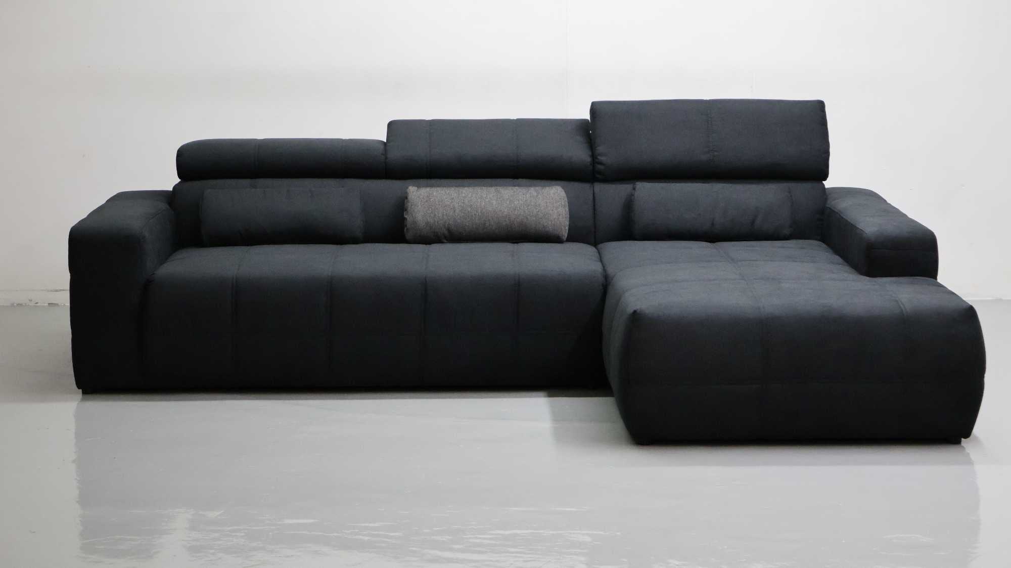 TCA DESIGN narożnik regulowane zagłówki rogówka sofa kanapa tkanina