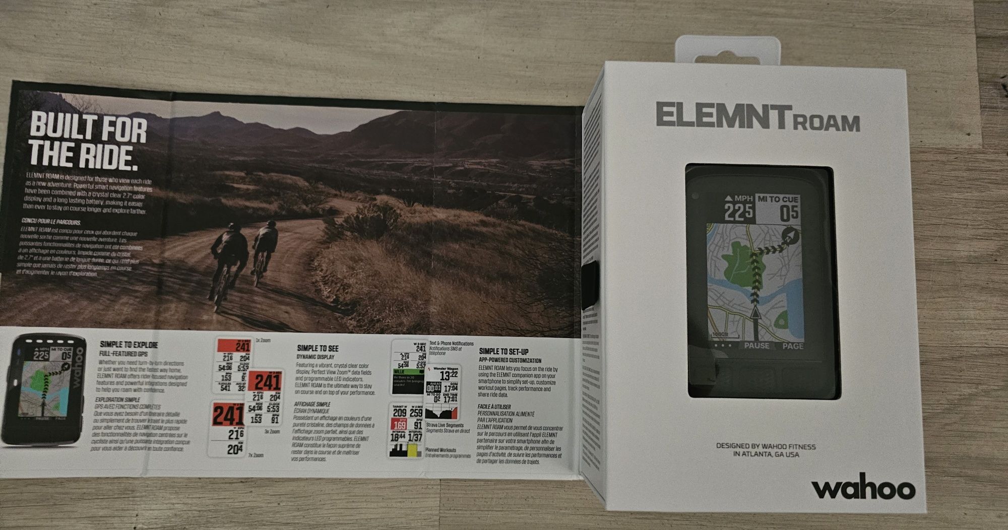 Licznik rowerowy WAHOO ELEMNT NEW ROAM v2 GPS