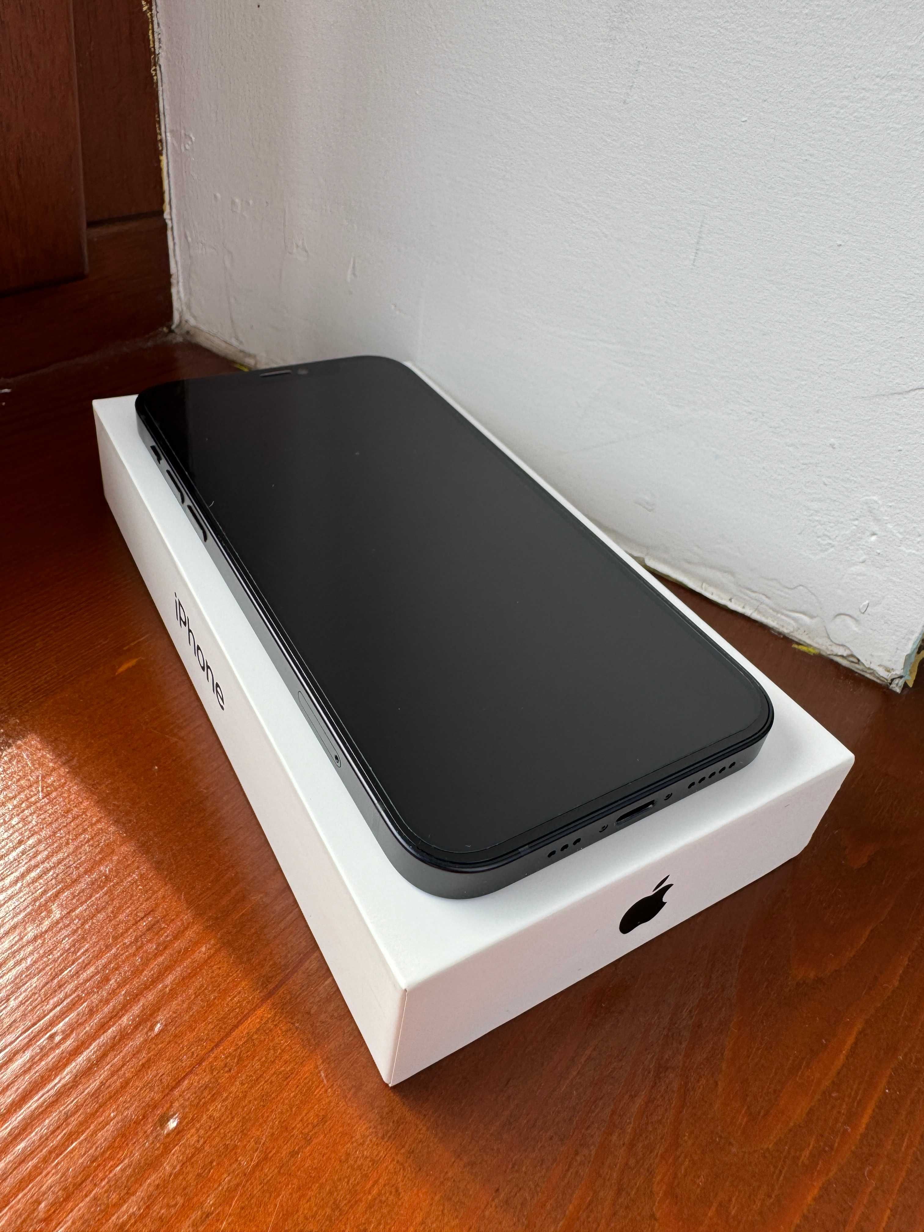 iPhone 12 64 GB Space Grey, czarny, stan idealny