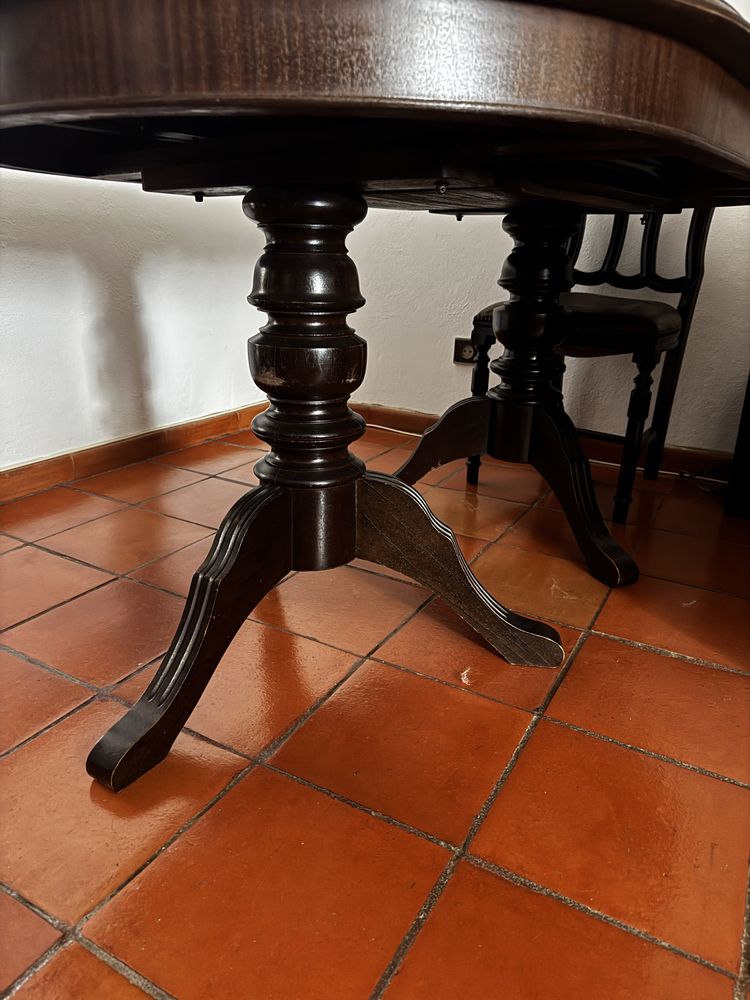 Mesa madeira extensivel