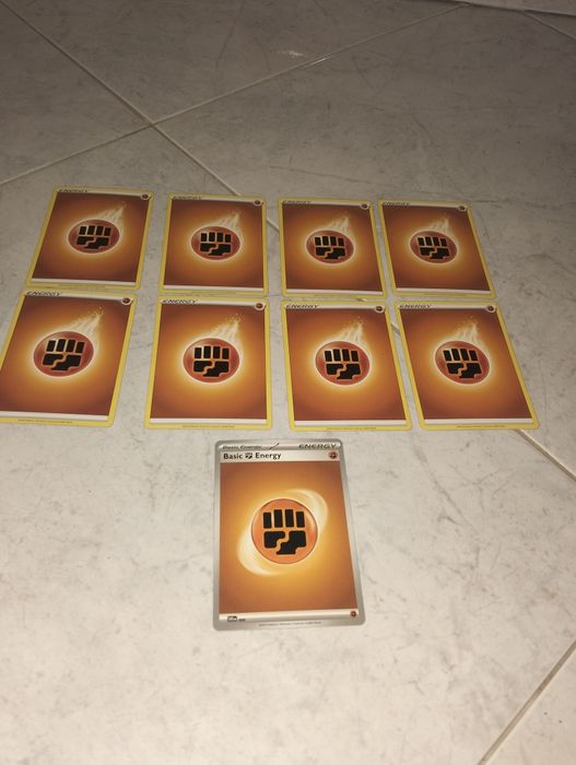 Cartas Pokémon energy força
