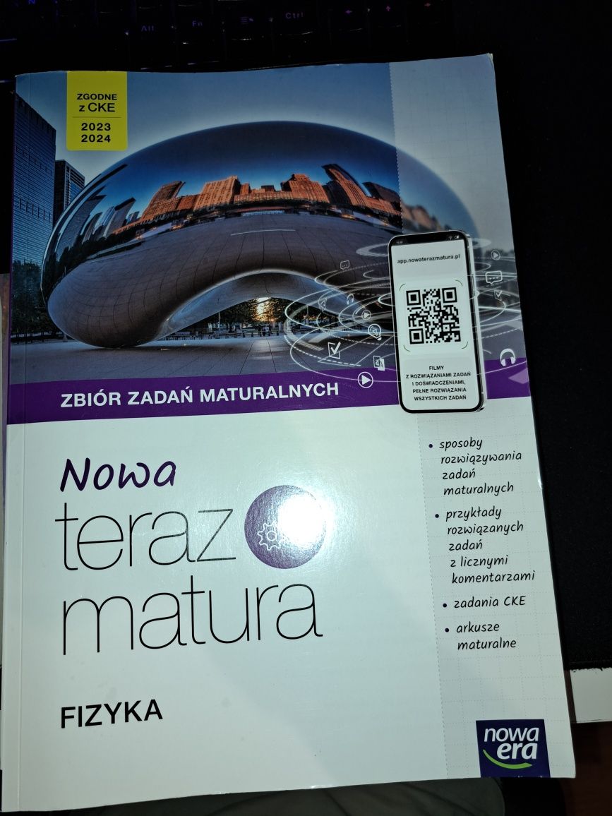 vademecum i zbiór zadań maturalnych fizyka, nowa teraz matura