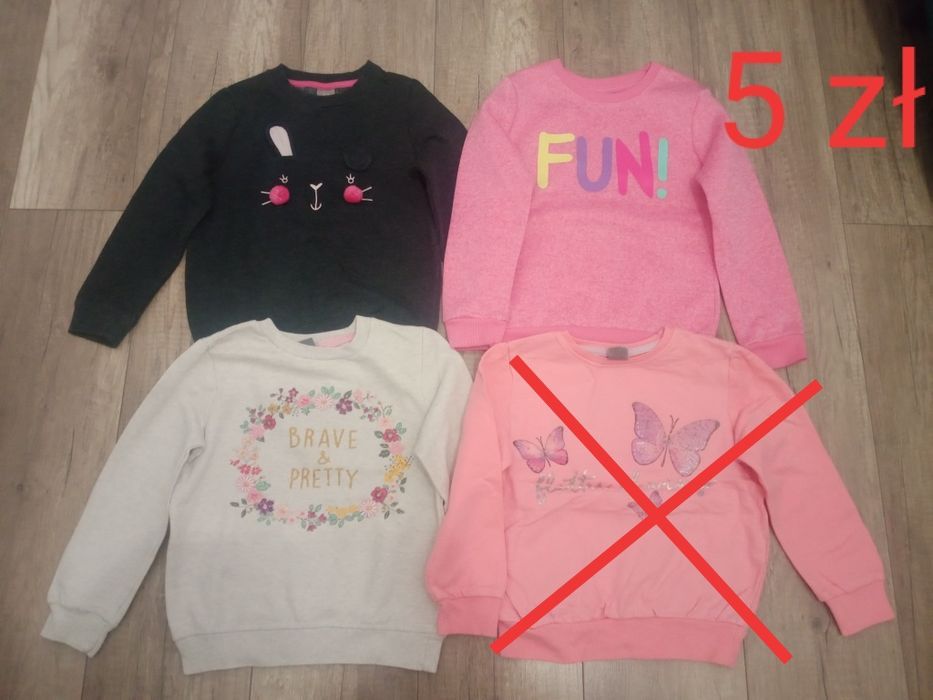 Bluzy/Sweterki dla dziewczynki r.122
