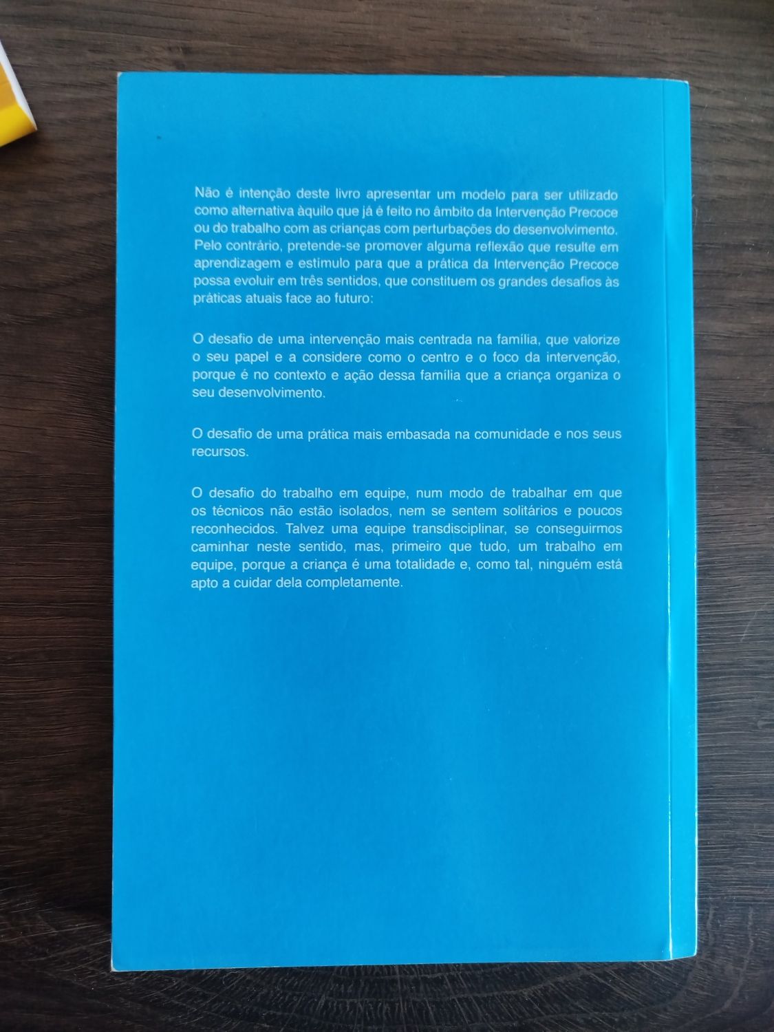 Introdução à Intervenção Precoce no desenvolvimento da criança