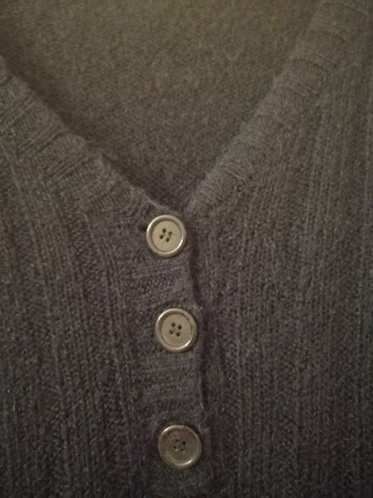 Sweter, tunika butelkowa zieleń M 38