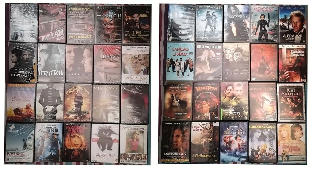 LOTE 206 DVD's Originais (LOTE 56)