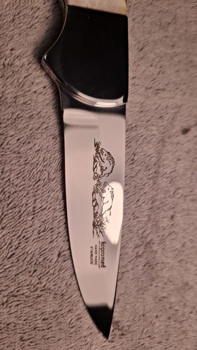 Nóż mysliwski Kopromed, rączka z poroża