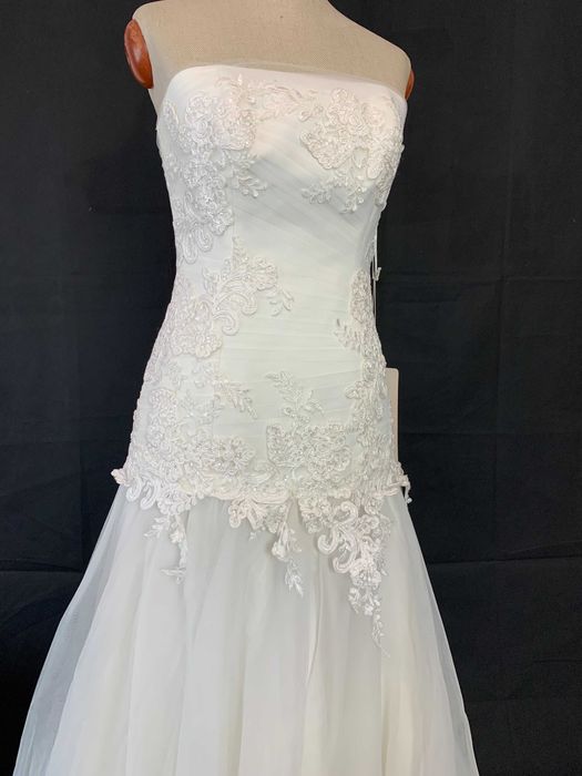 nowa z metką suknia ślubna 38/40 M/L Litera A na ślub wesele poprawiny