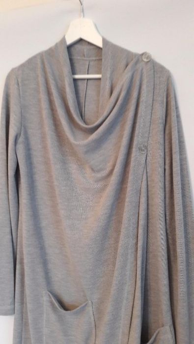 Sweter ciążowy - szary nowoczesny Zara