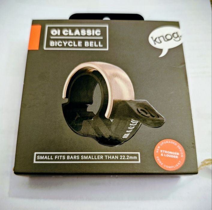 Dzwonek rowerowy knog Oi Classic Small - copper