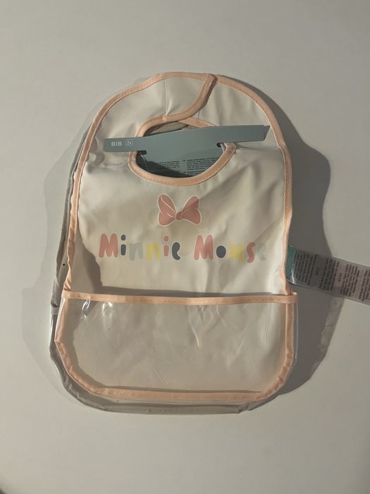 2-pak śliniaczków z kieszonką Minnie Mouse