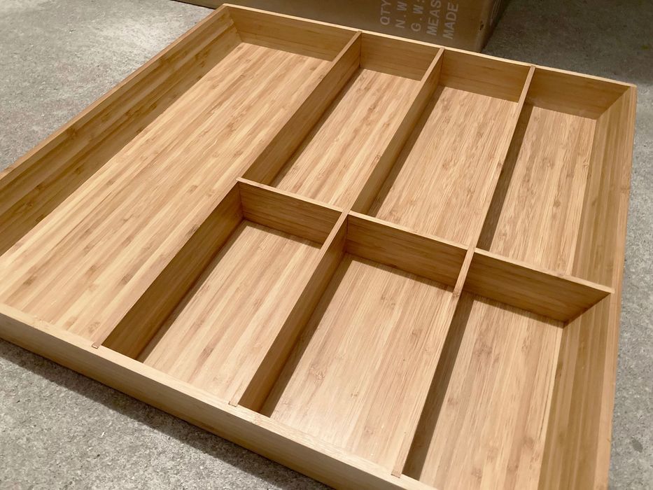 Organizador de talheres IKEA UPPDATERA, bambu 52x50 cm
