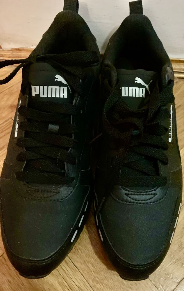Кросівки чорні чоловічі PUMA R78 SL black SoftFoam+ Optimal Comfort