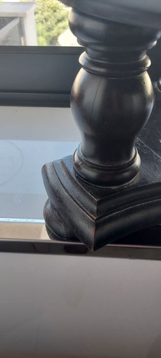 Suporte para vaso de plantas, madeira