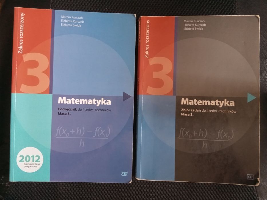 Matematyka 3. Zakres rozszerzony. Podręcznik + zbiór zadań.