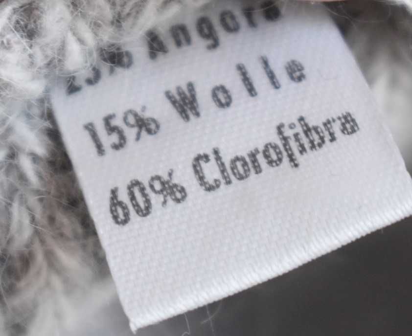 Kapelusz wełniany chapeu-cloche la cloche wełna angora elegancki czapk
