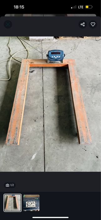 Продам весы Aксис 1500 кг