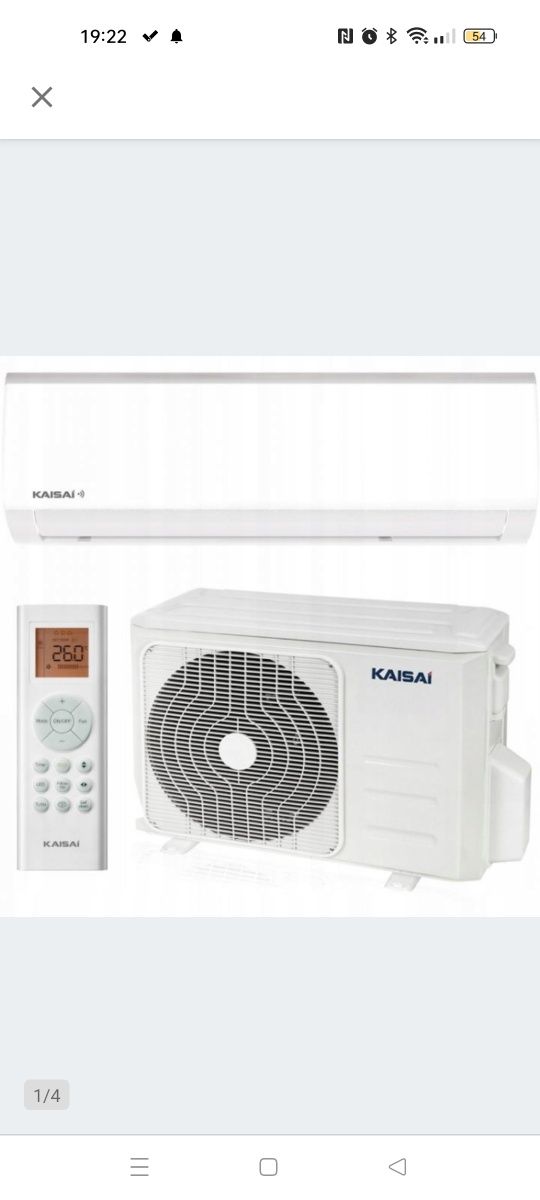 Klimatyzacja, klimatyzator montaż serwis Rotenso, Kaisai, Haier 3.5kw