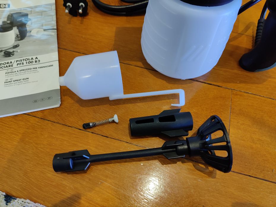 Parkside pistola elétrica de pintura (com cabo)