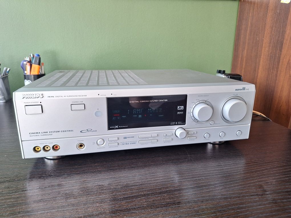 Zestaw Amplituner Philips FR996/00s + kolumny Yamaha NS-100