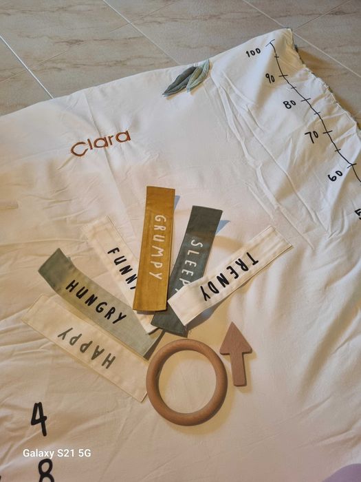 Tapete Evolutivo com nome Clara