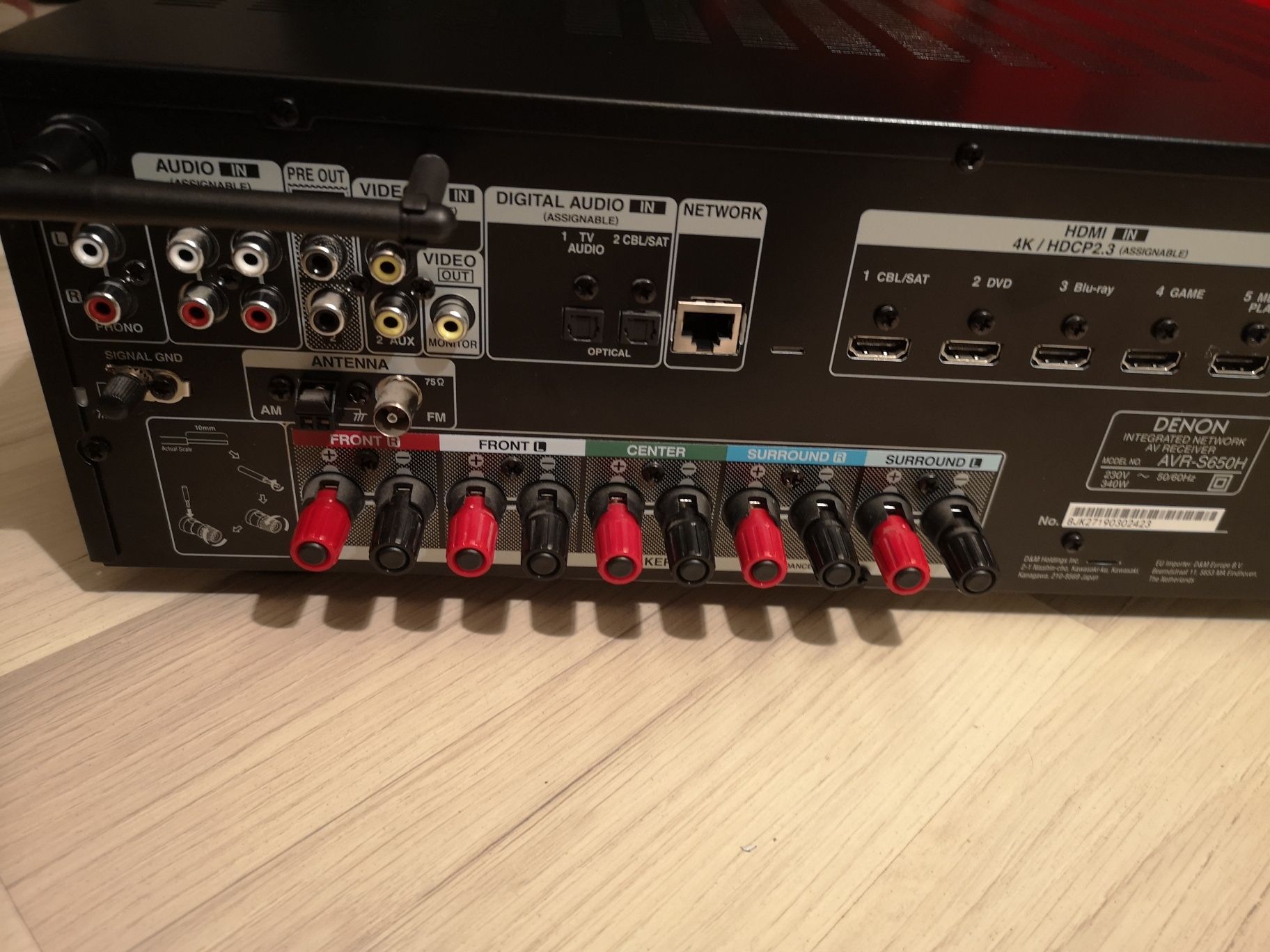 Amplituner Denon AVR-S650H