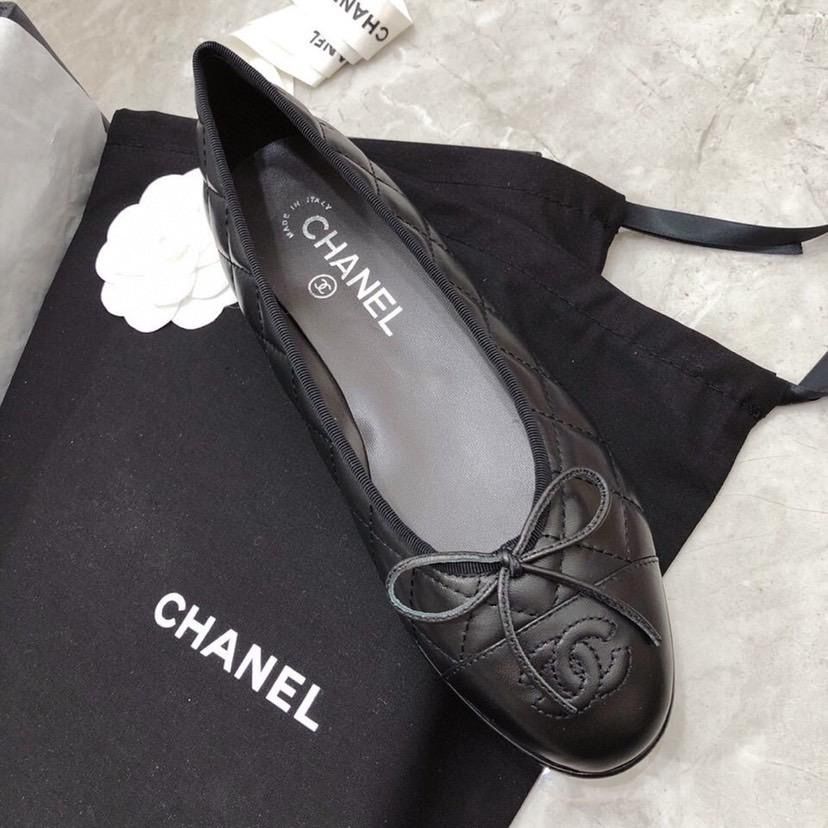 Chanel baleriny flats cambon od reki roz 39 25 cm wkladka