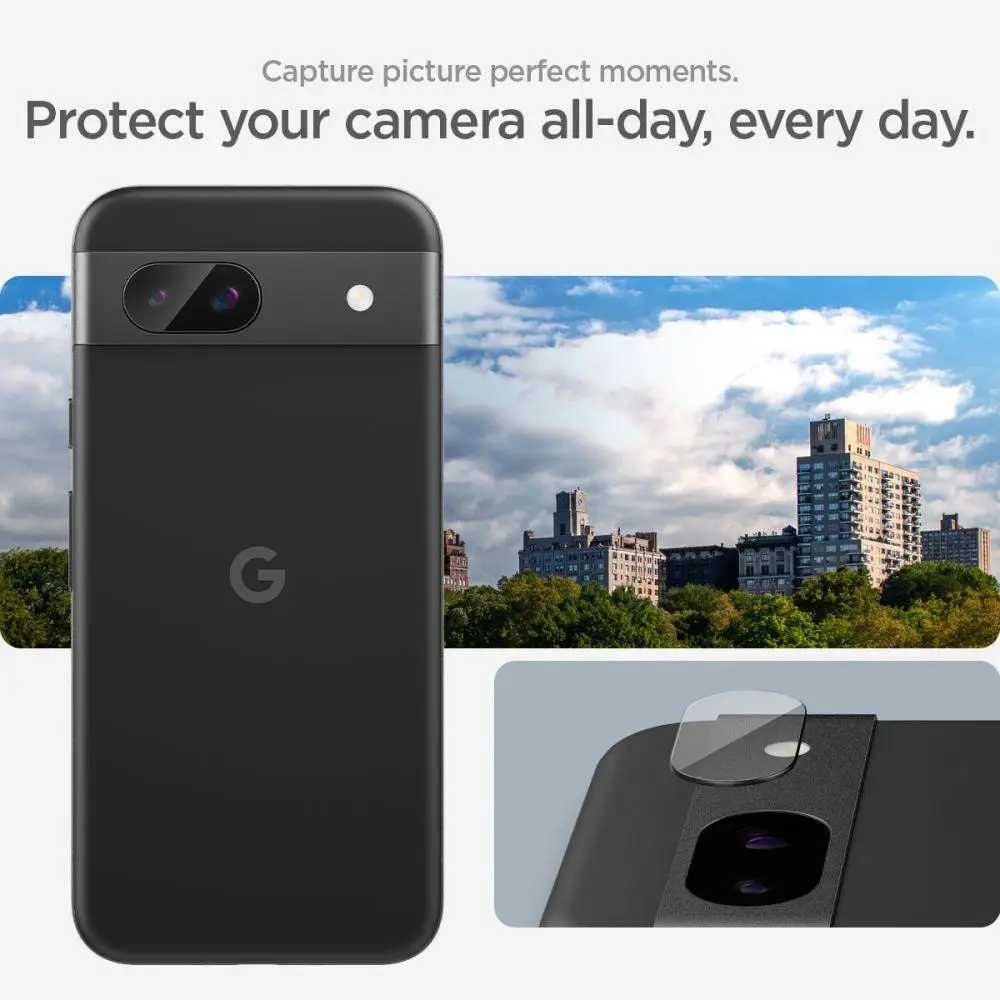 Защитное стекло на камеру Spigen EZ Fit Optik 2-Pack   Google Pixel 8a
