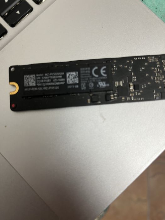 2 Discos ssd originais para macbook 512gb e 128gb