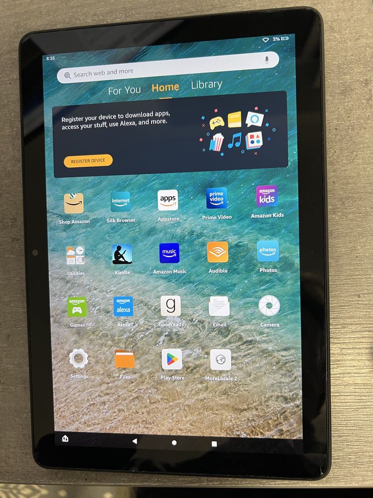 Amazon Fire 10 HD Plus. 11 покоління. 64 гб. 4гб. MicroSD