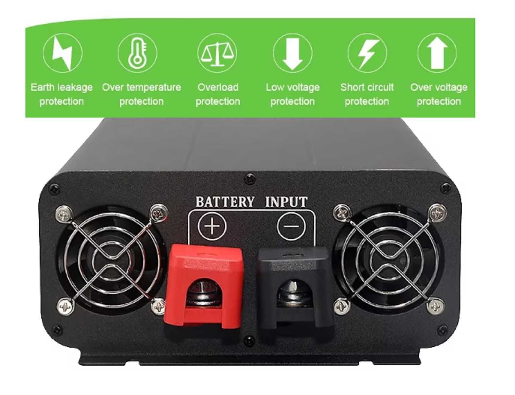 Інвертор EAFC 5000 W, з чистою синусоїдою