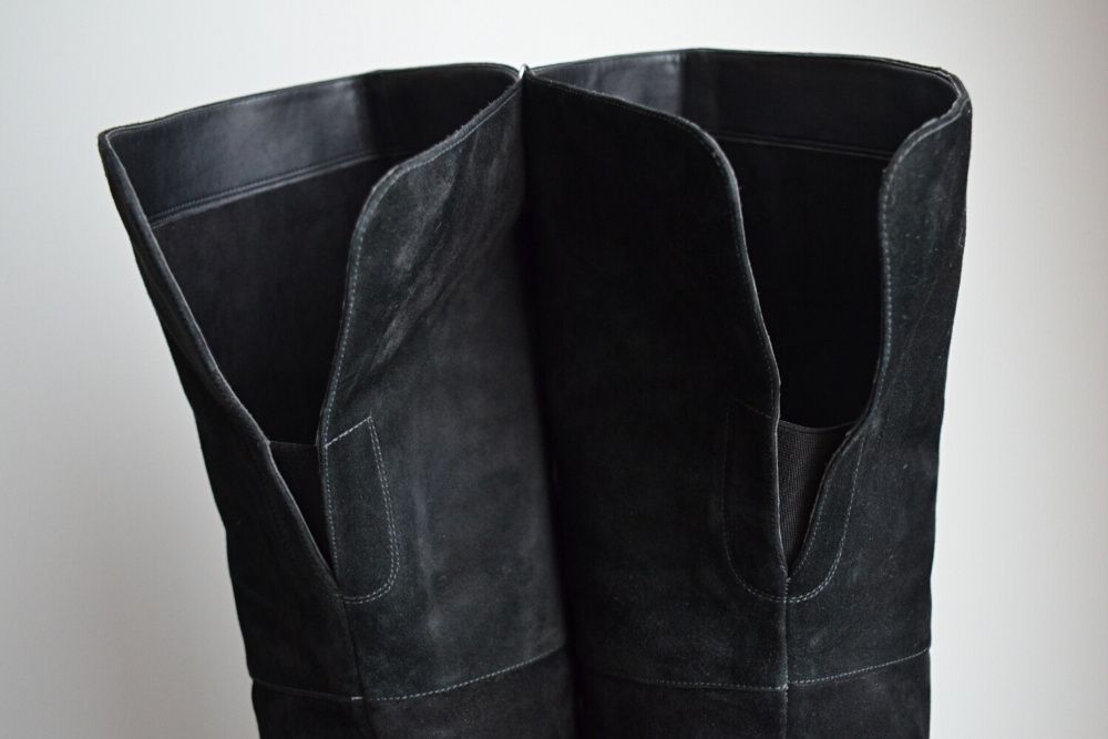 ZNIEWALAJĄCE muszkieterki kozaki do pół uda Sam Edelman dopasowane 40