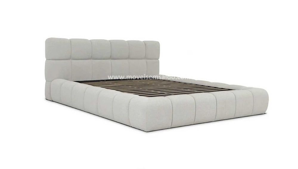 Cama de Casal Estofada - Fabricamos todas as medidas e cores