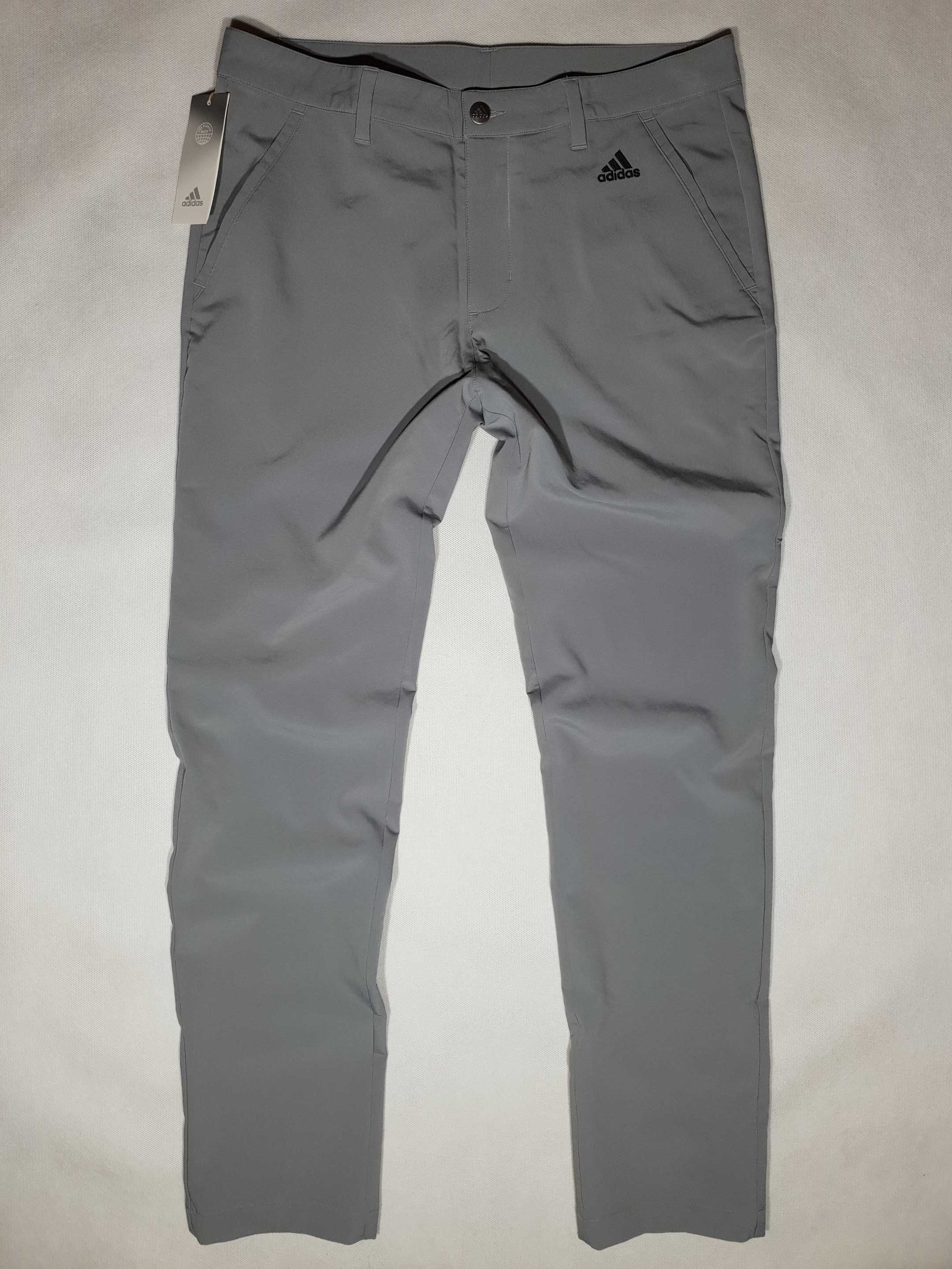 ADIDAS męskie szare spodnie chino tech pant W36L30 94cm