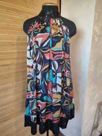 Платье Zara натуральный шелк44-46размер
