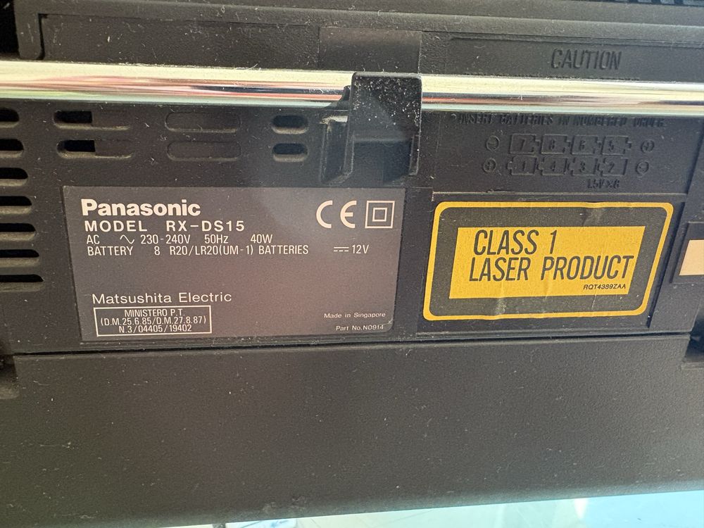 Radiomagnetofon Panasonic RX DS15