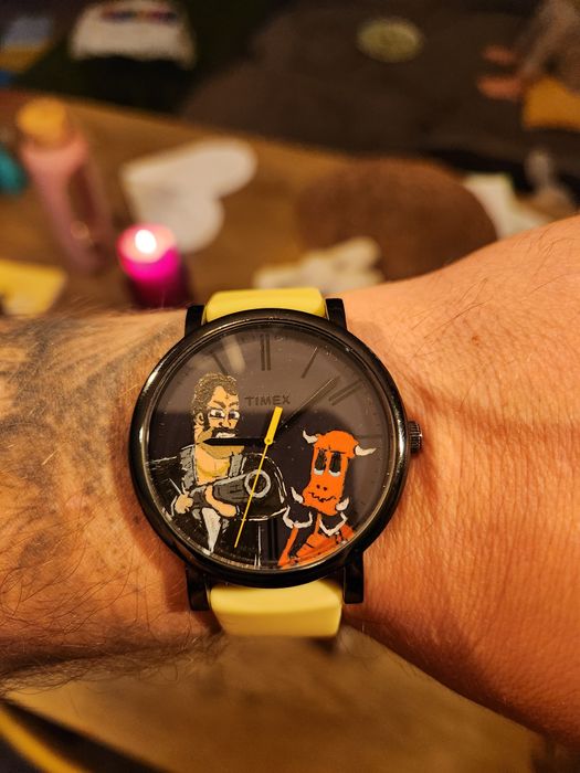 Timex Bogdan Boner Egzorcysta  ręcznie malowany Unikat