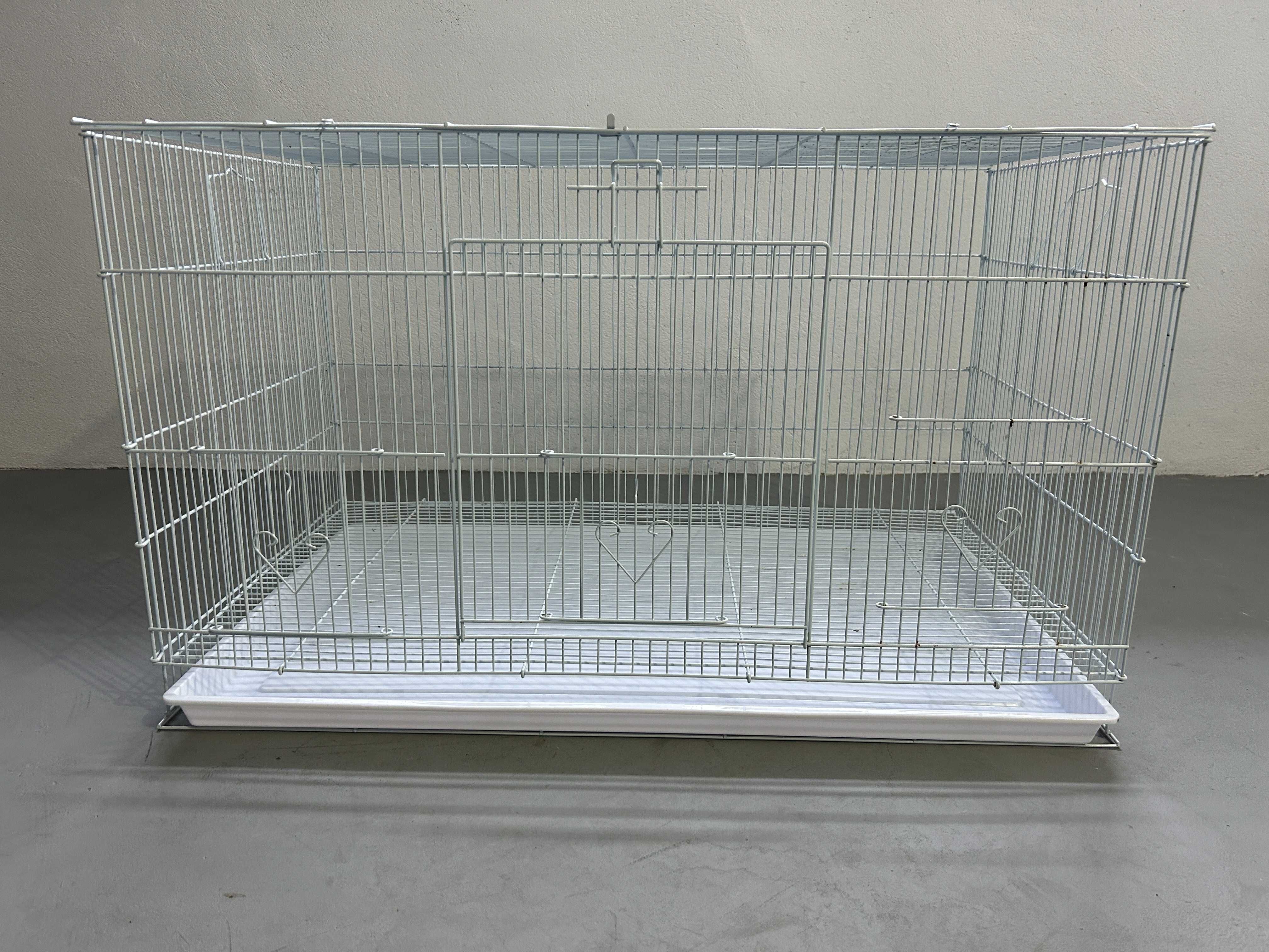 Duża klatka dla papug ptaków 77.5 x 46.5 x 46 cm