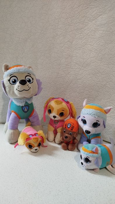 Эверест,Скай,Зума Щенячий патруль Оригинал мягкая игрушка