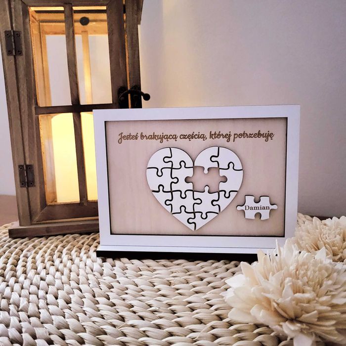 Tabliczka Jesteś brakującą częścia... Walentynki,Urodziny,Ślub[21_5]