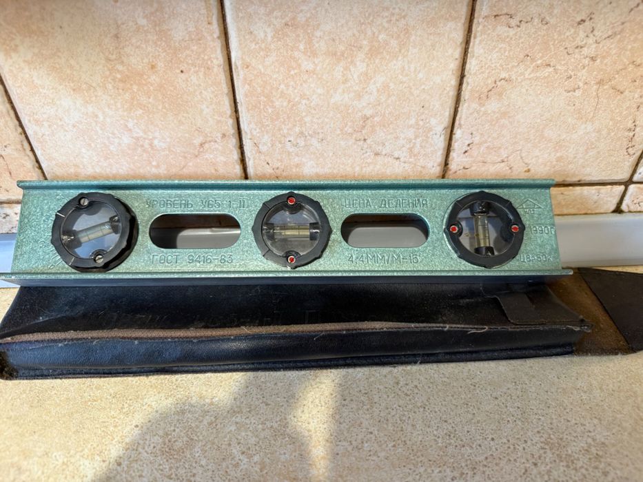 Poziomica 30cm ZSSR grube aluminium