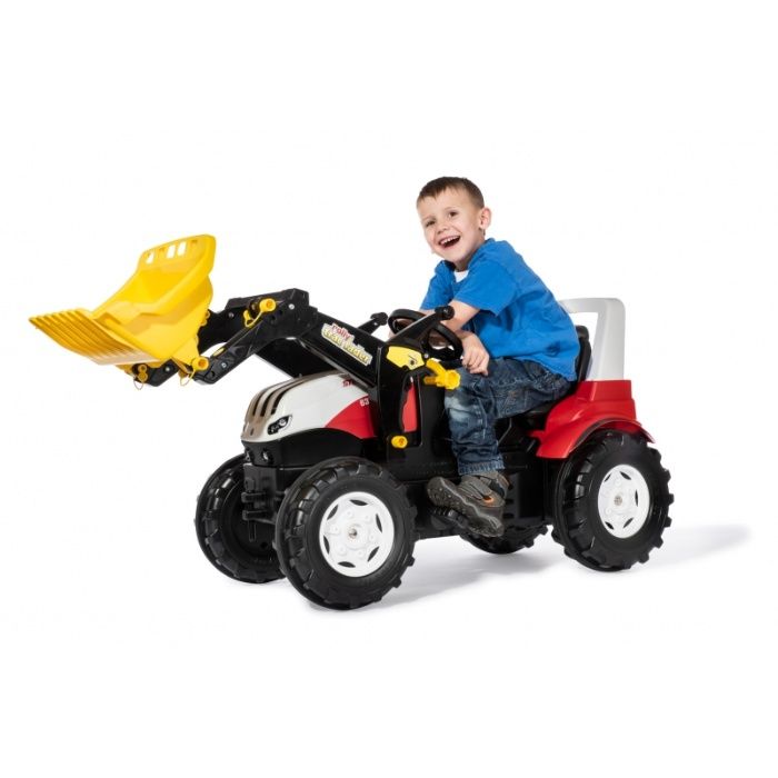 Rolly Toys Traktor rollyFarmtrac Steyr 6300 Terrus CVT z Łyżką na Peda