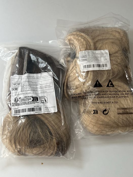 Перука парик волосся довге біле золотисте