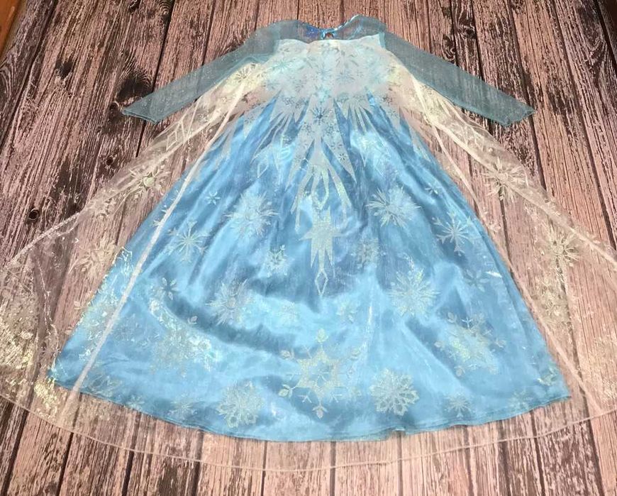 Новогоднее платье эльза холодное сердце для девочки 8-9 лет