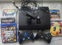 Konsola PS3 z kamerą i 5 grami