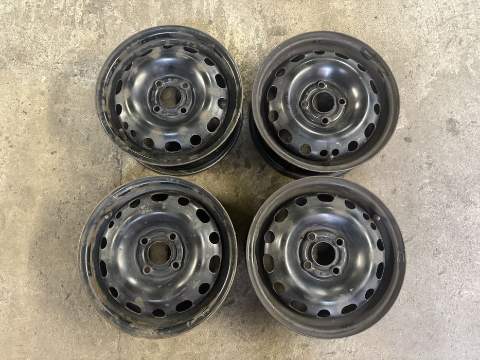 Felgi stalowe Opel 4x100 ET49 5.5J 56,5mm OC kołpaki